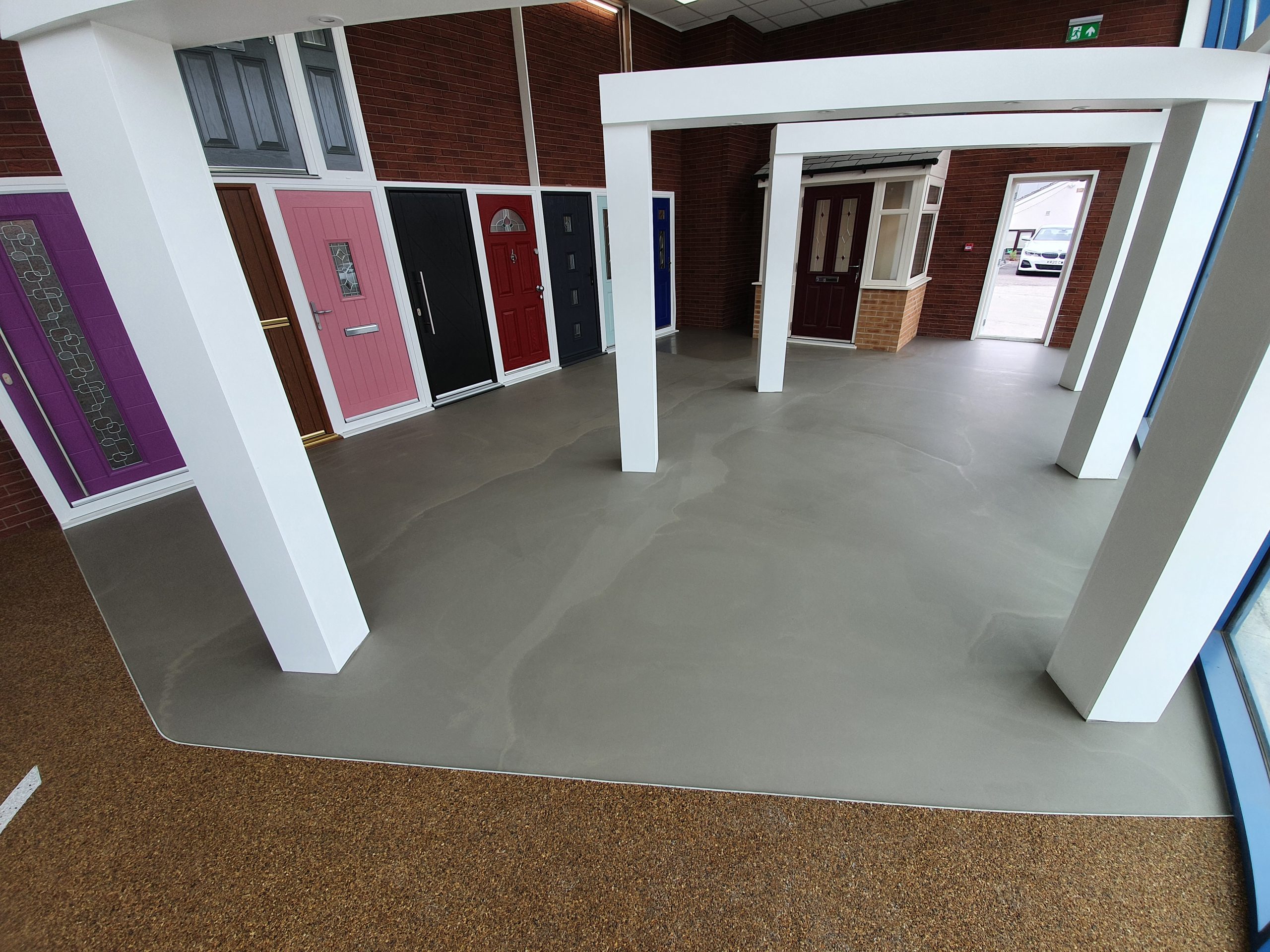 Walkers Windows Showroom Huddersfield Northern Floor Screeds
